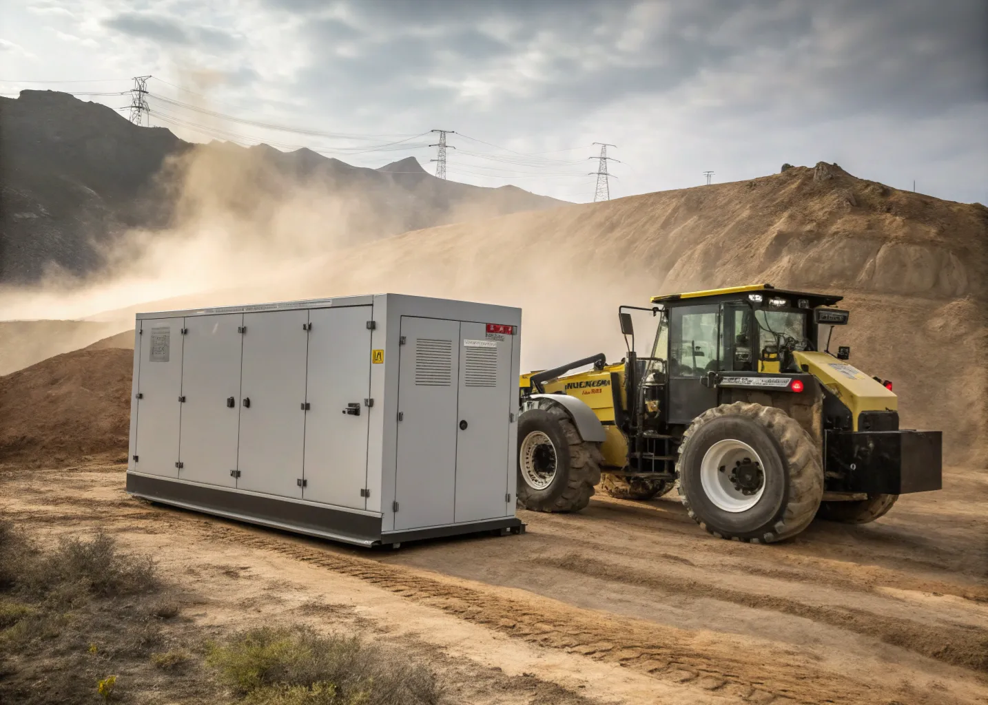 Agricultural machinery operating in harsh outdoor environment