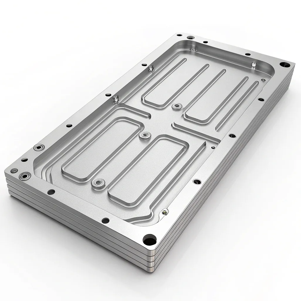 Flow channel cutaway