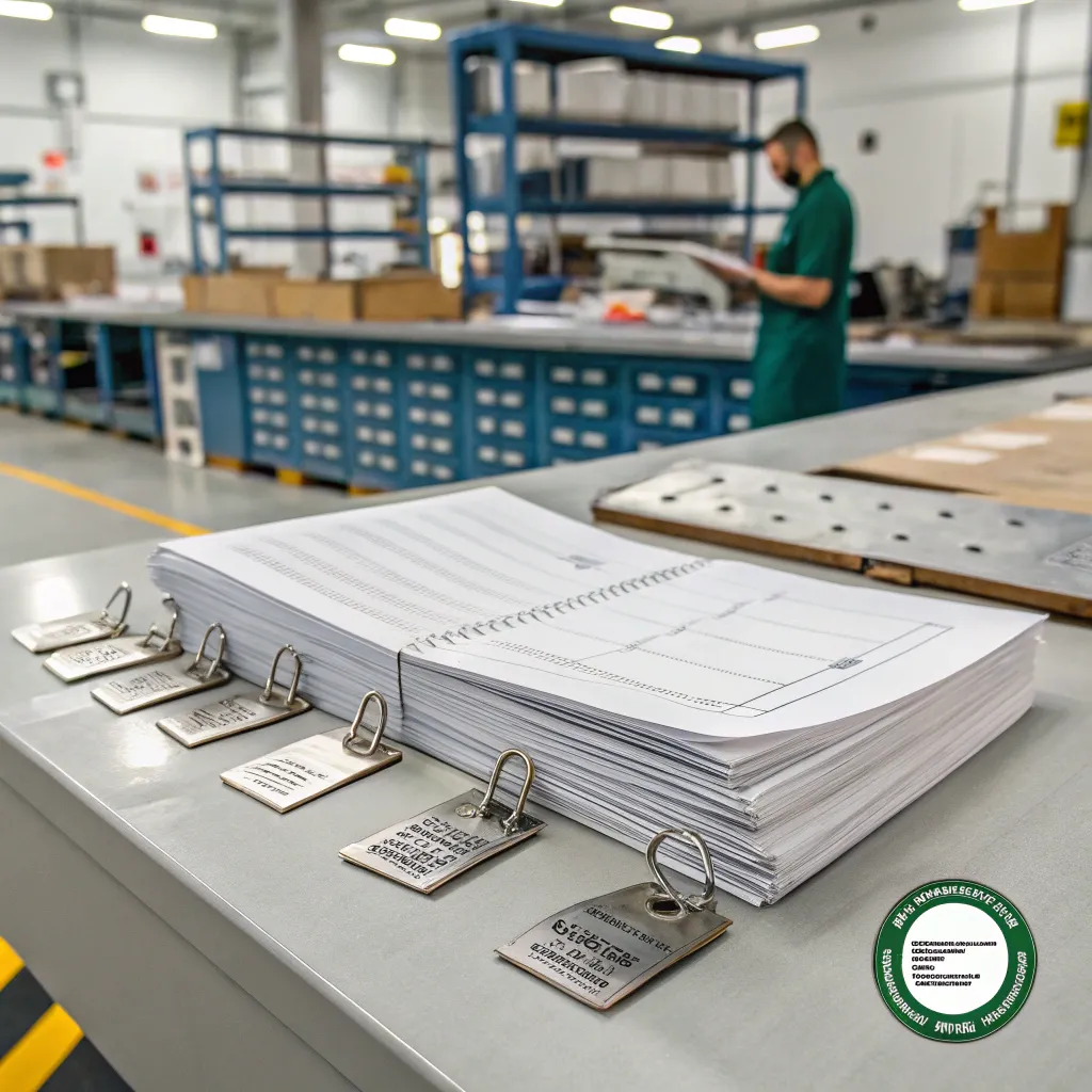 Material certificate sample