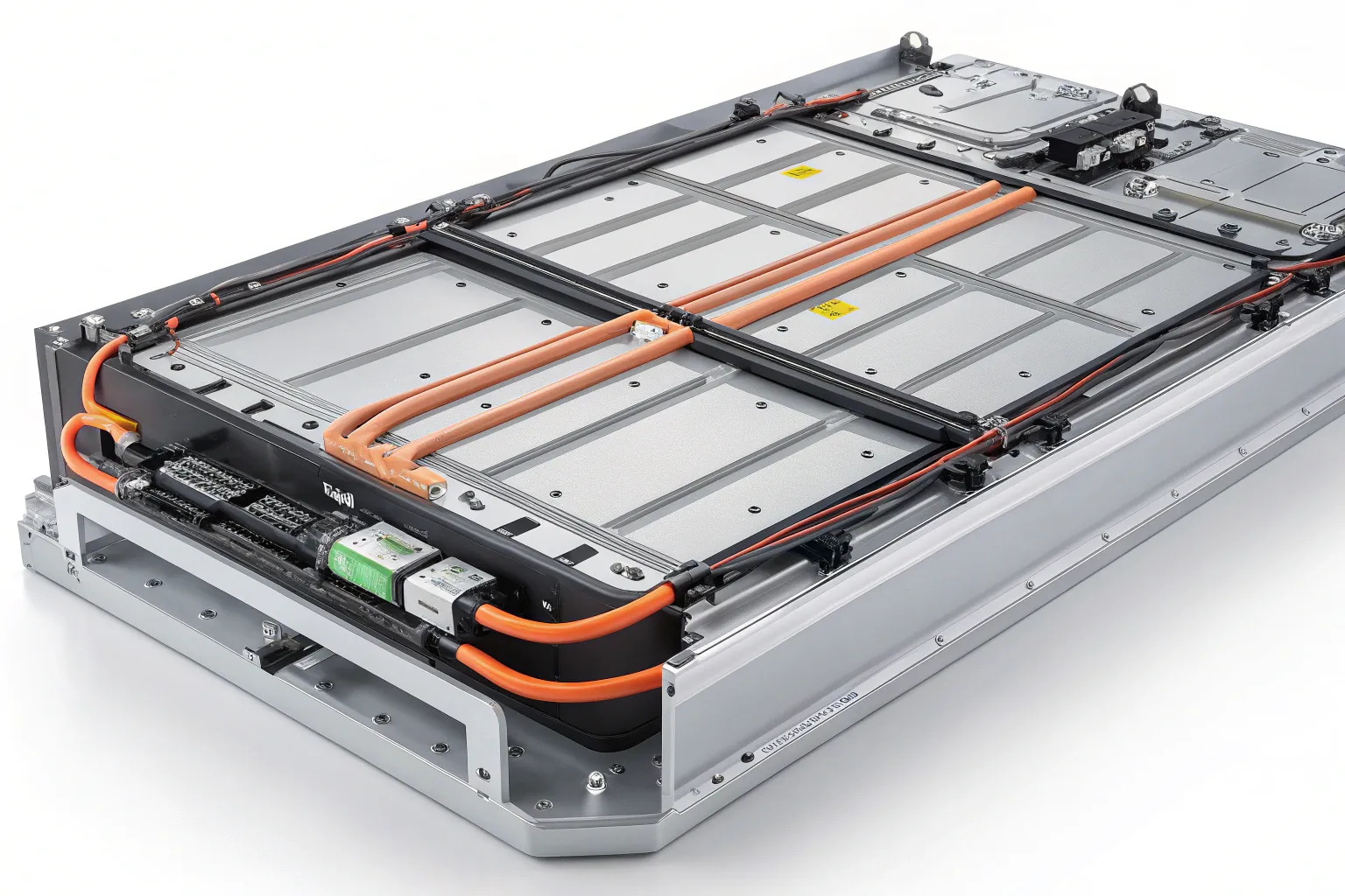 Module mounting frame and pack structure