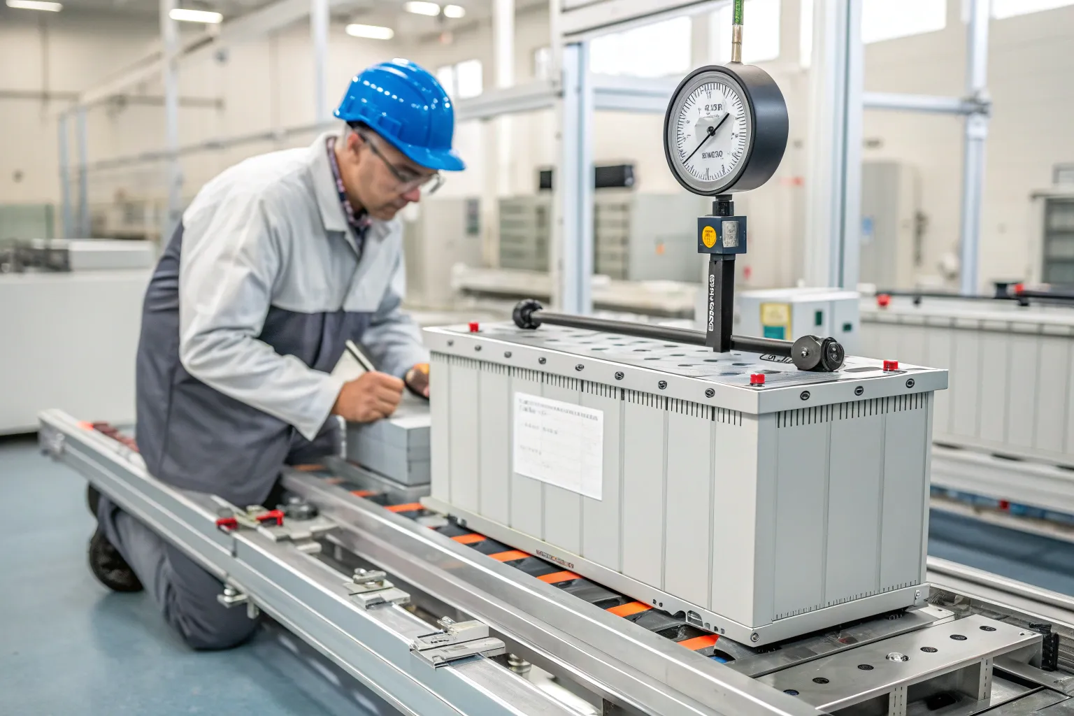 Battery module testing and inspection evidence