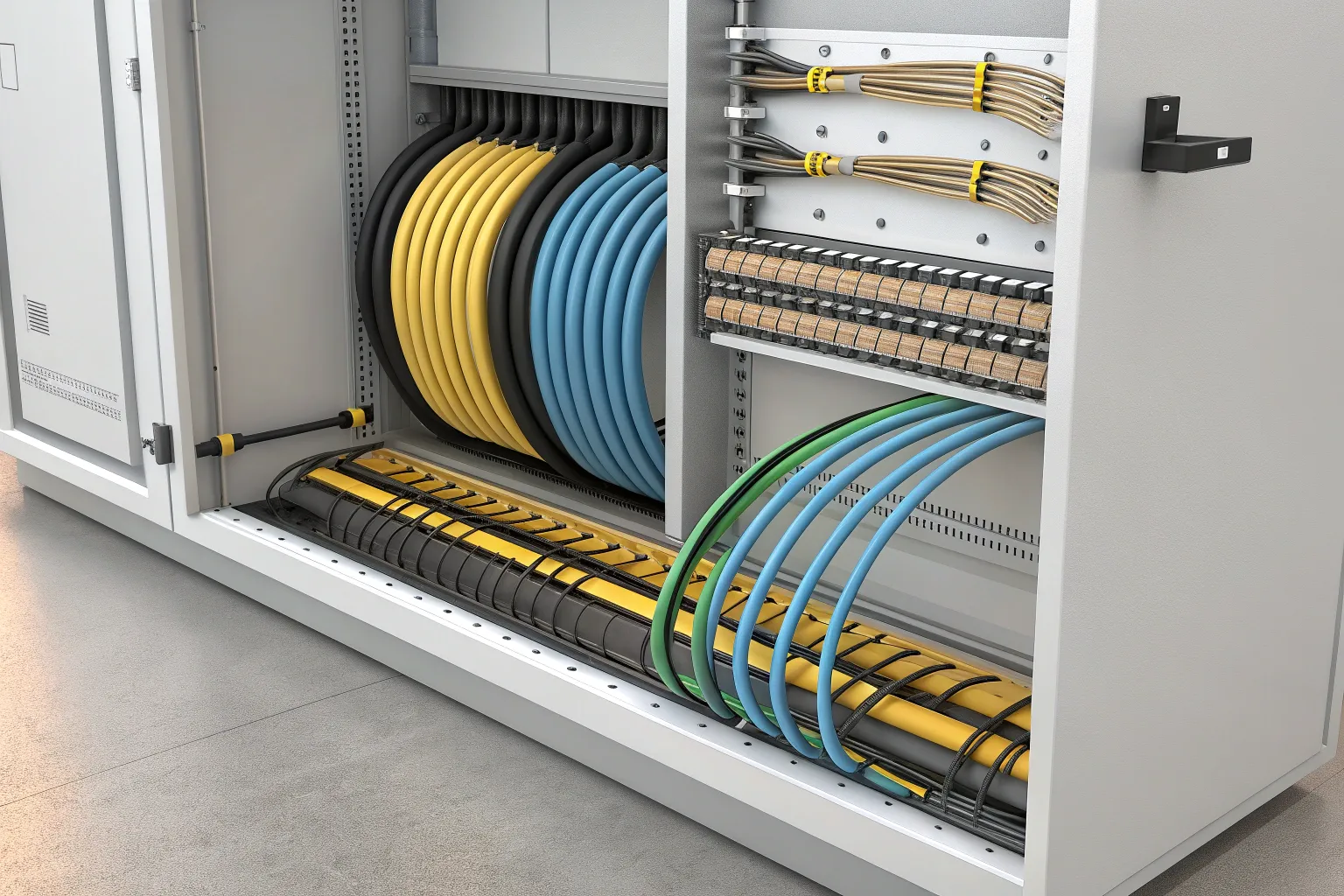 Cable routing and strain relief