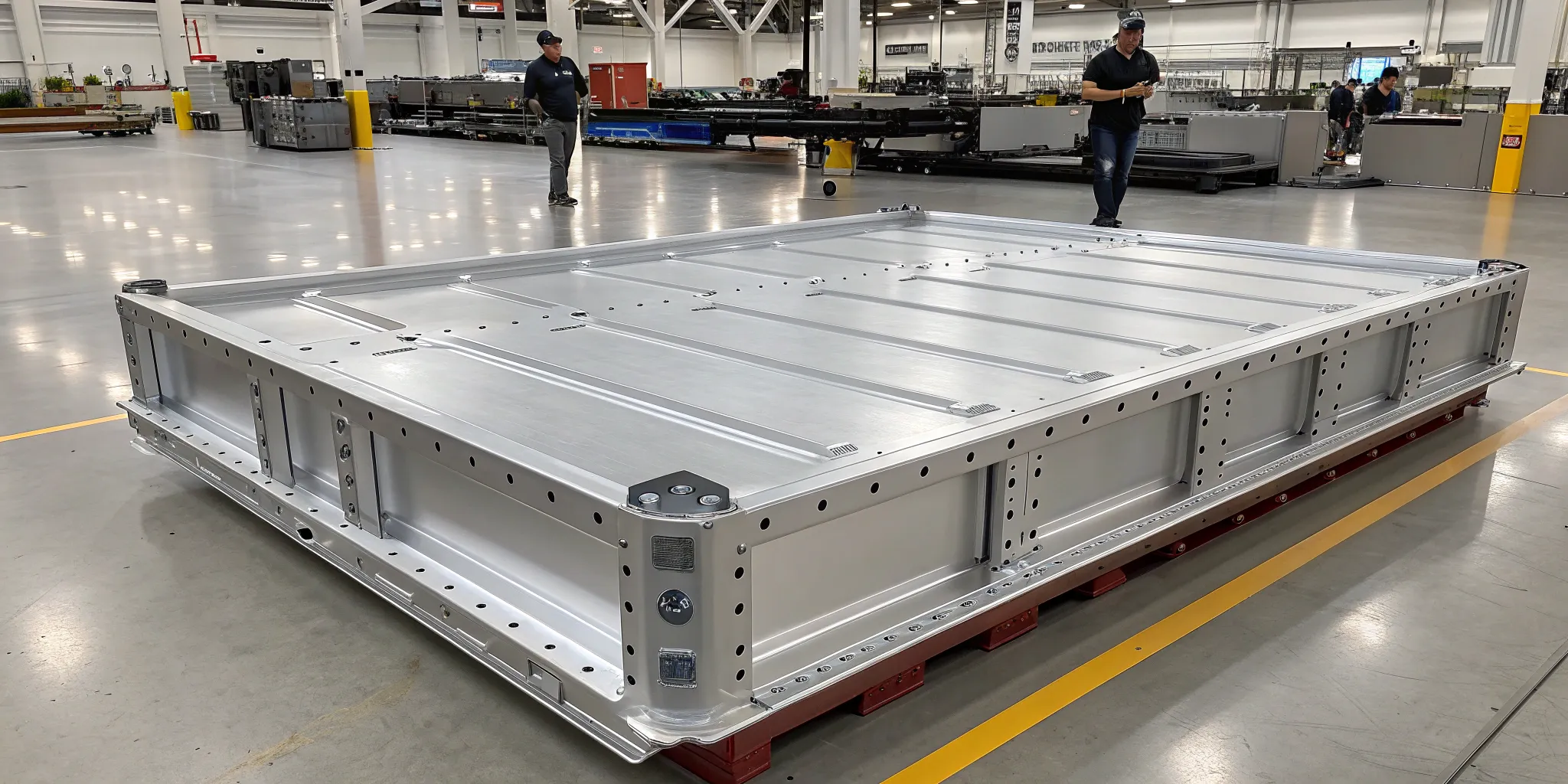 Battery tray structure placeholder