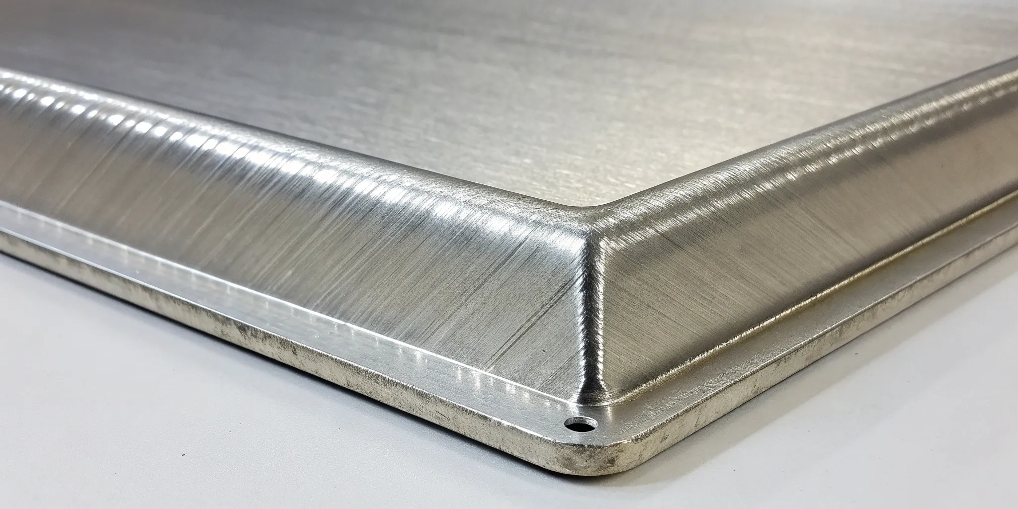 Battery tray FSW seam close-up (placeholder)