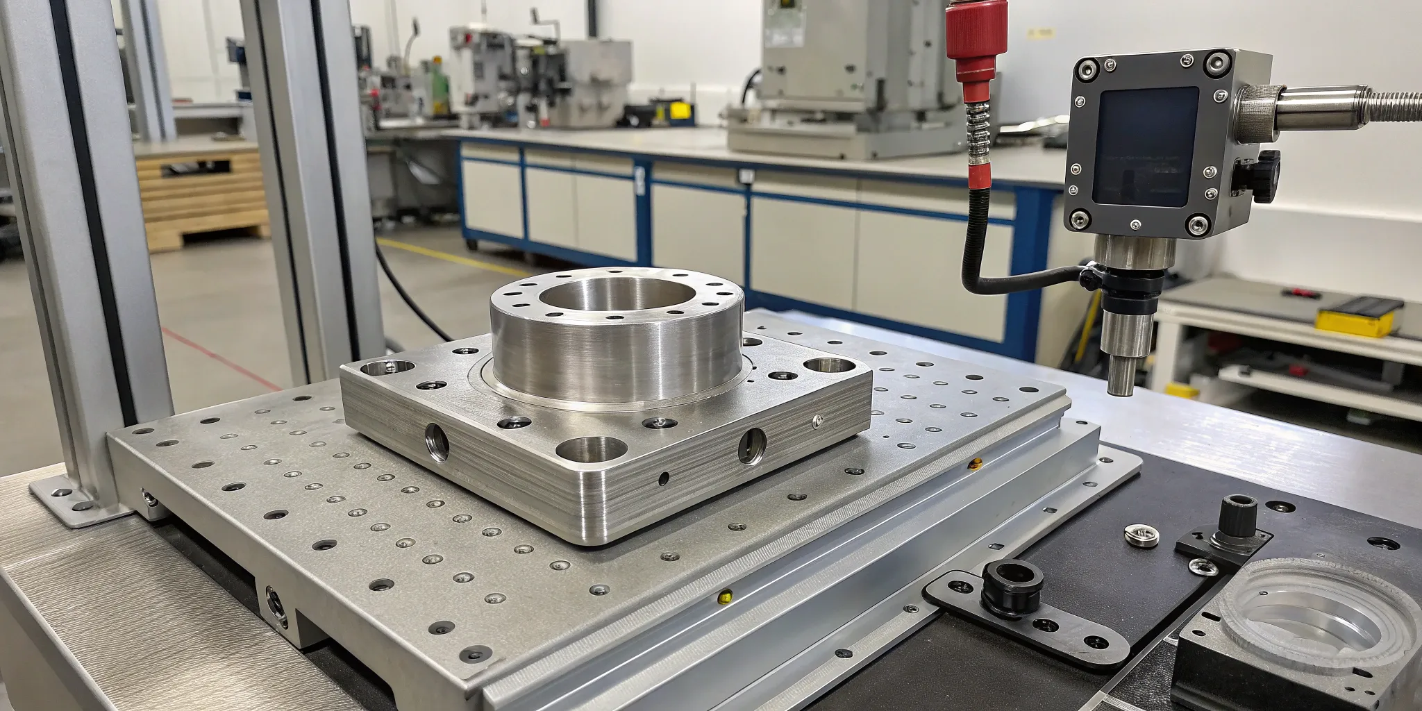 Leak test or flatness inspection (placeholder)