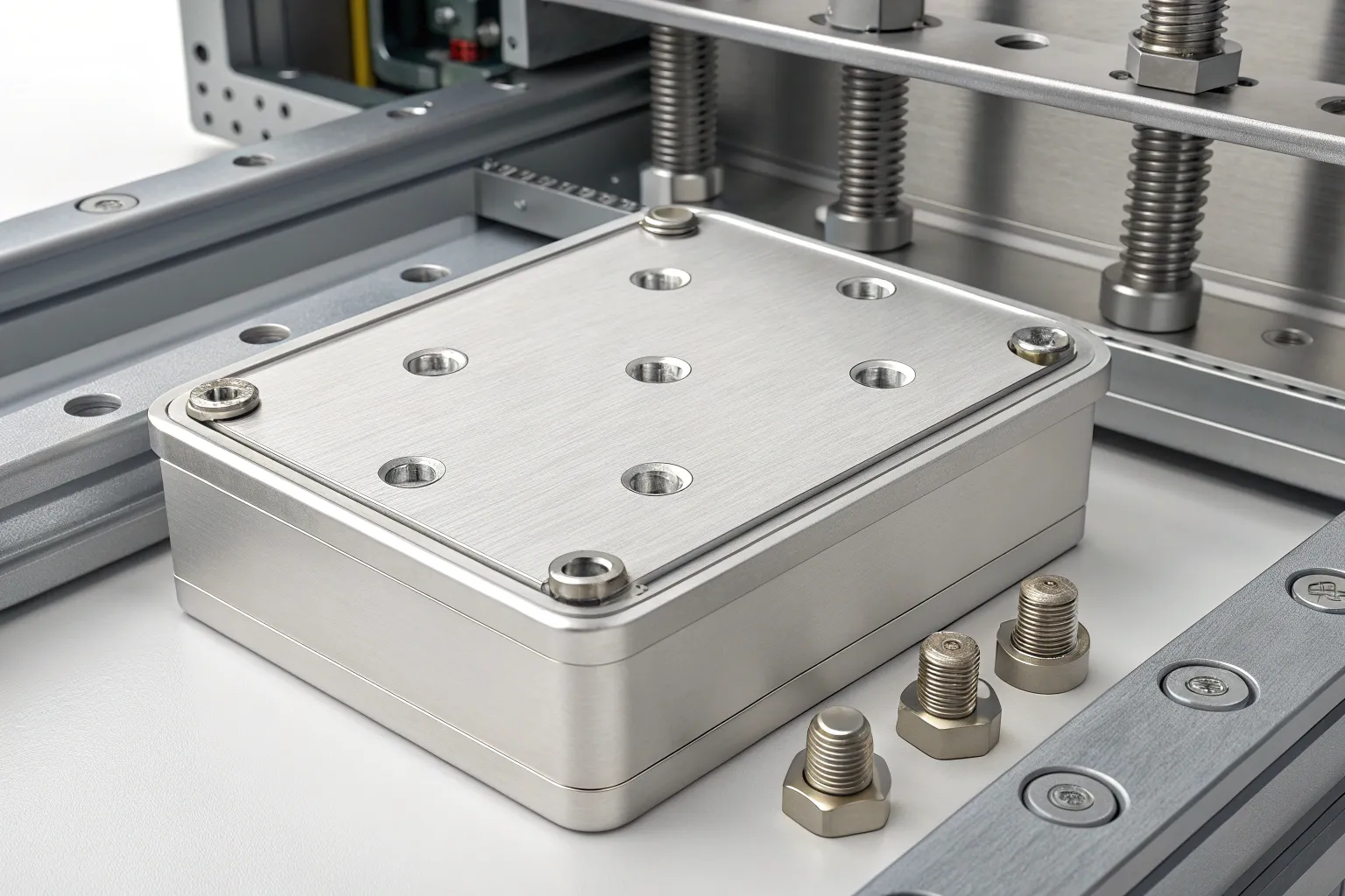 Enclosure lid interface placeholder