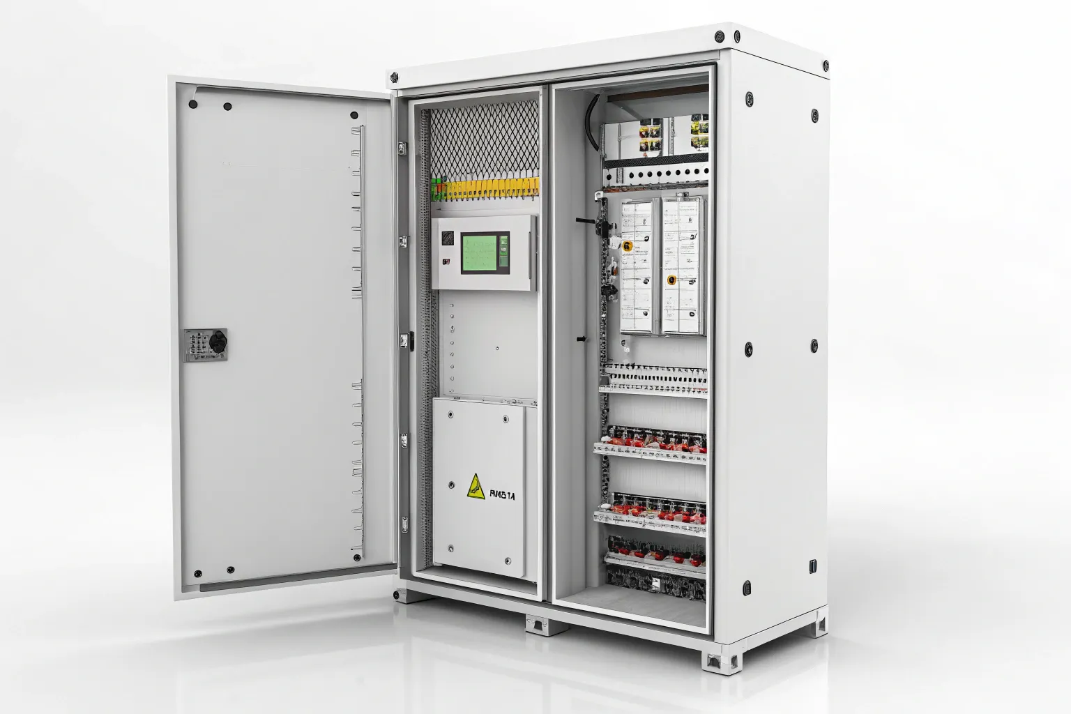High voltage control box enclosure