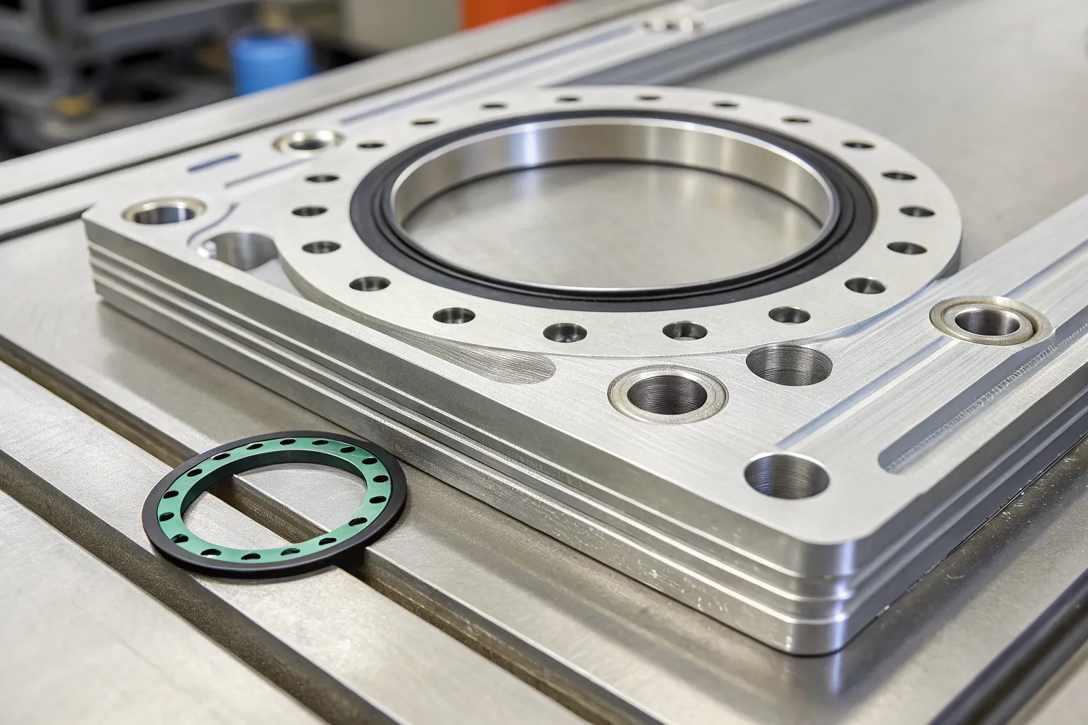 Sealing groove detail