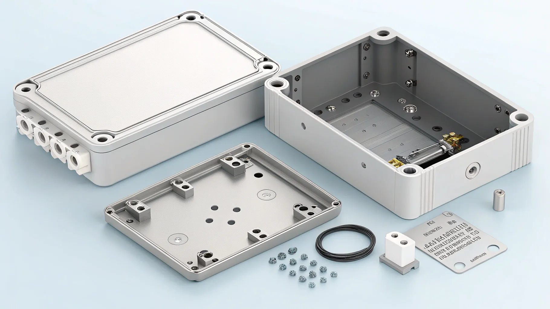 Electronic housing exploded placeholder