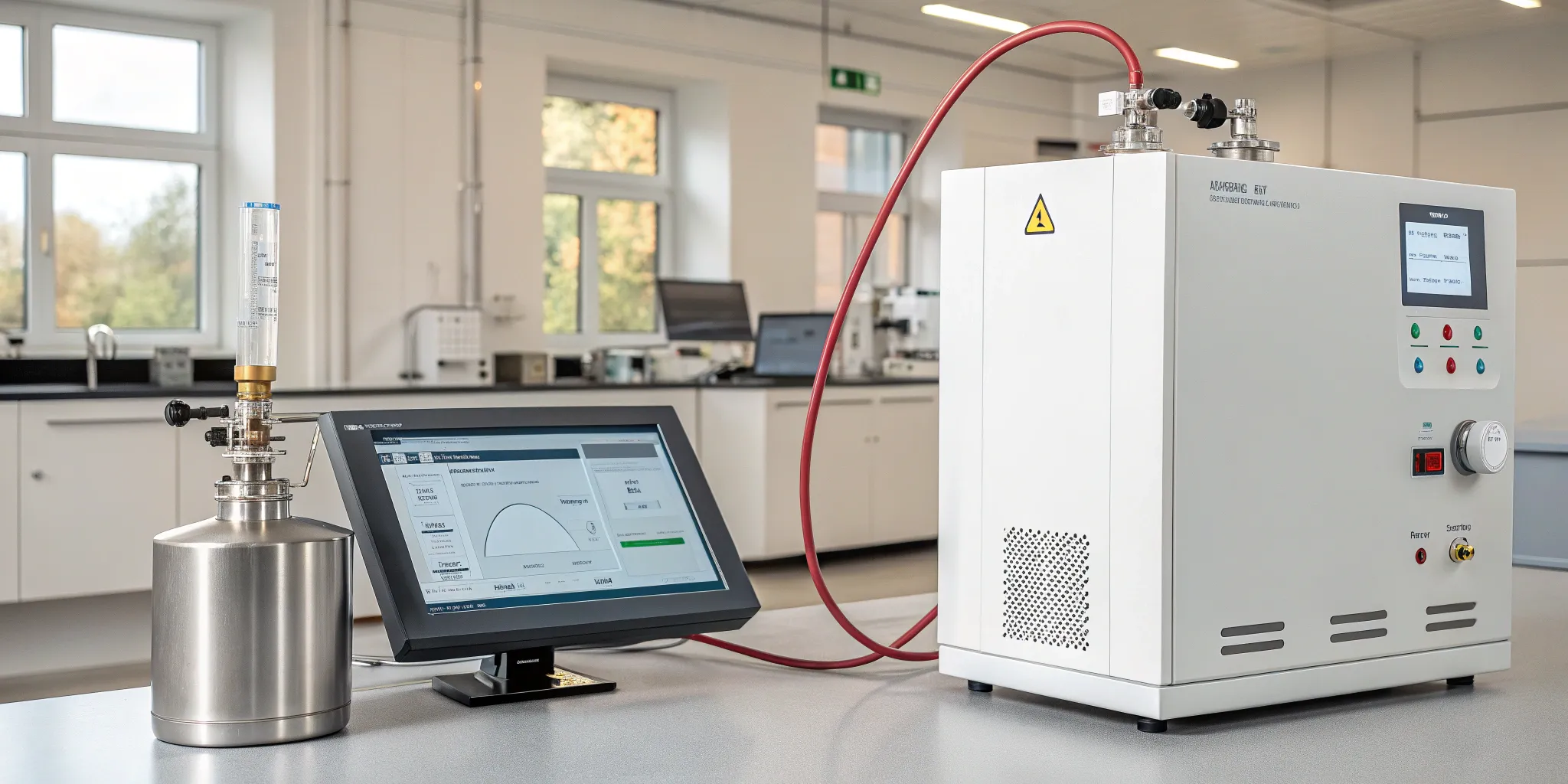 Leak rate display placeholder