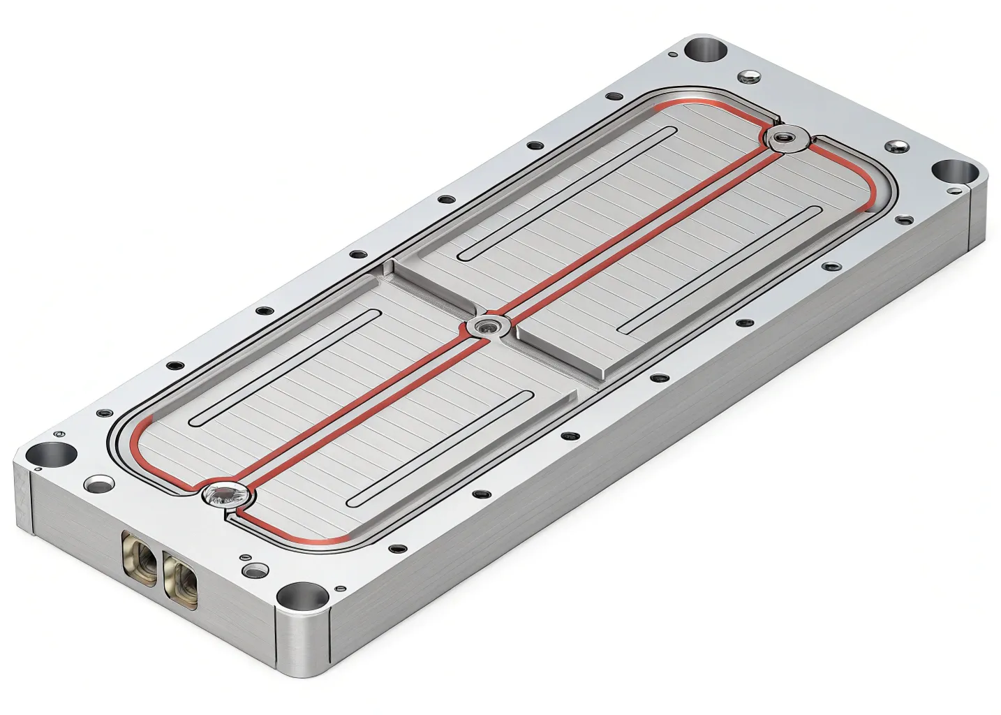 Single-Pass Cooling Plate