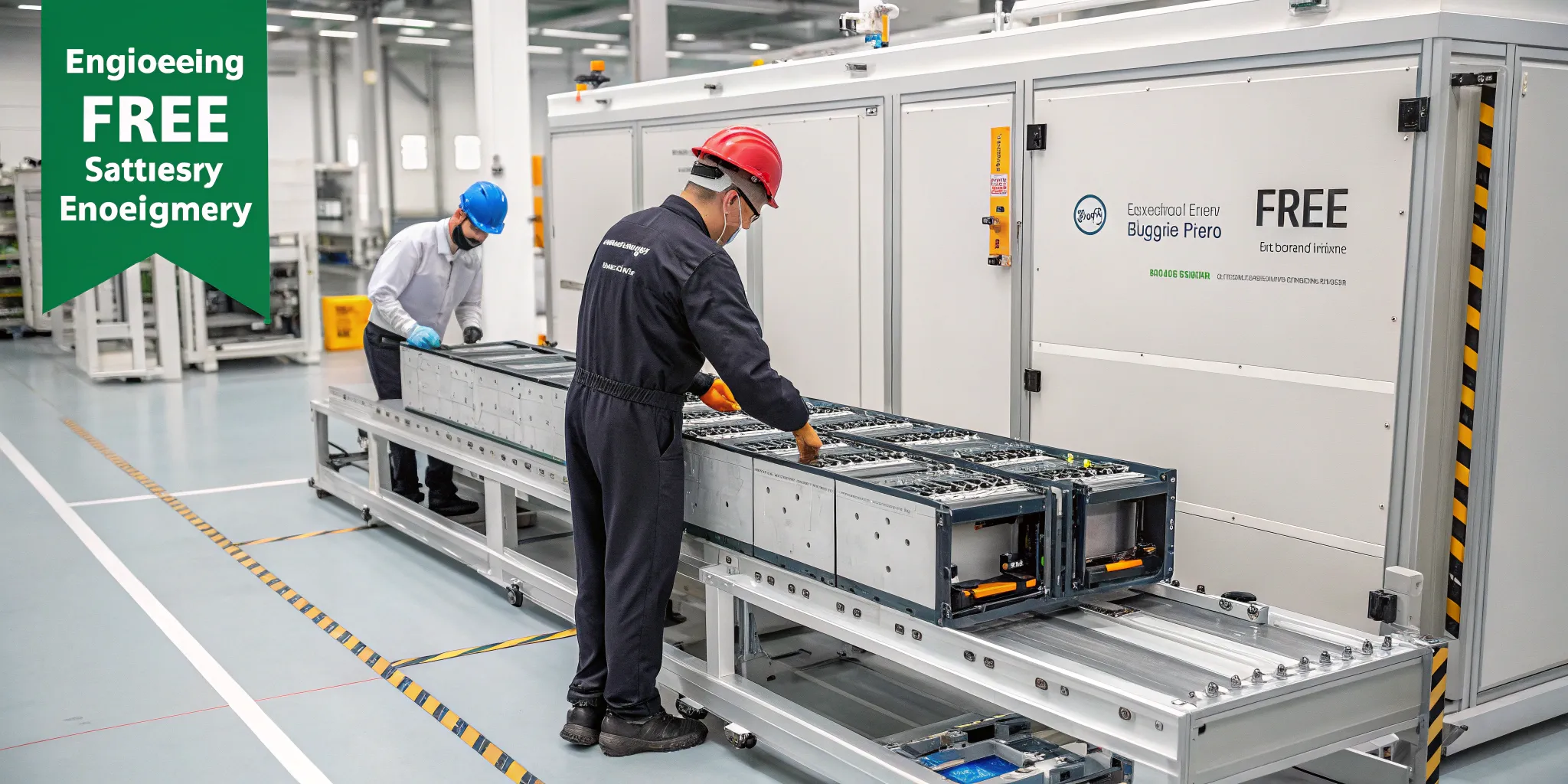 Battery pack integration scene