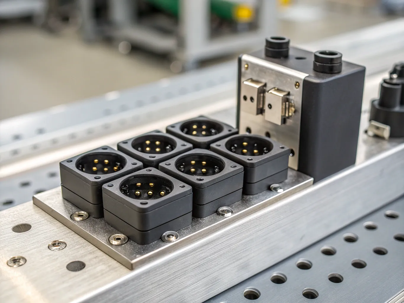 Connector mounting interface