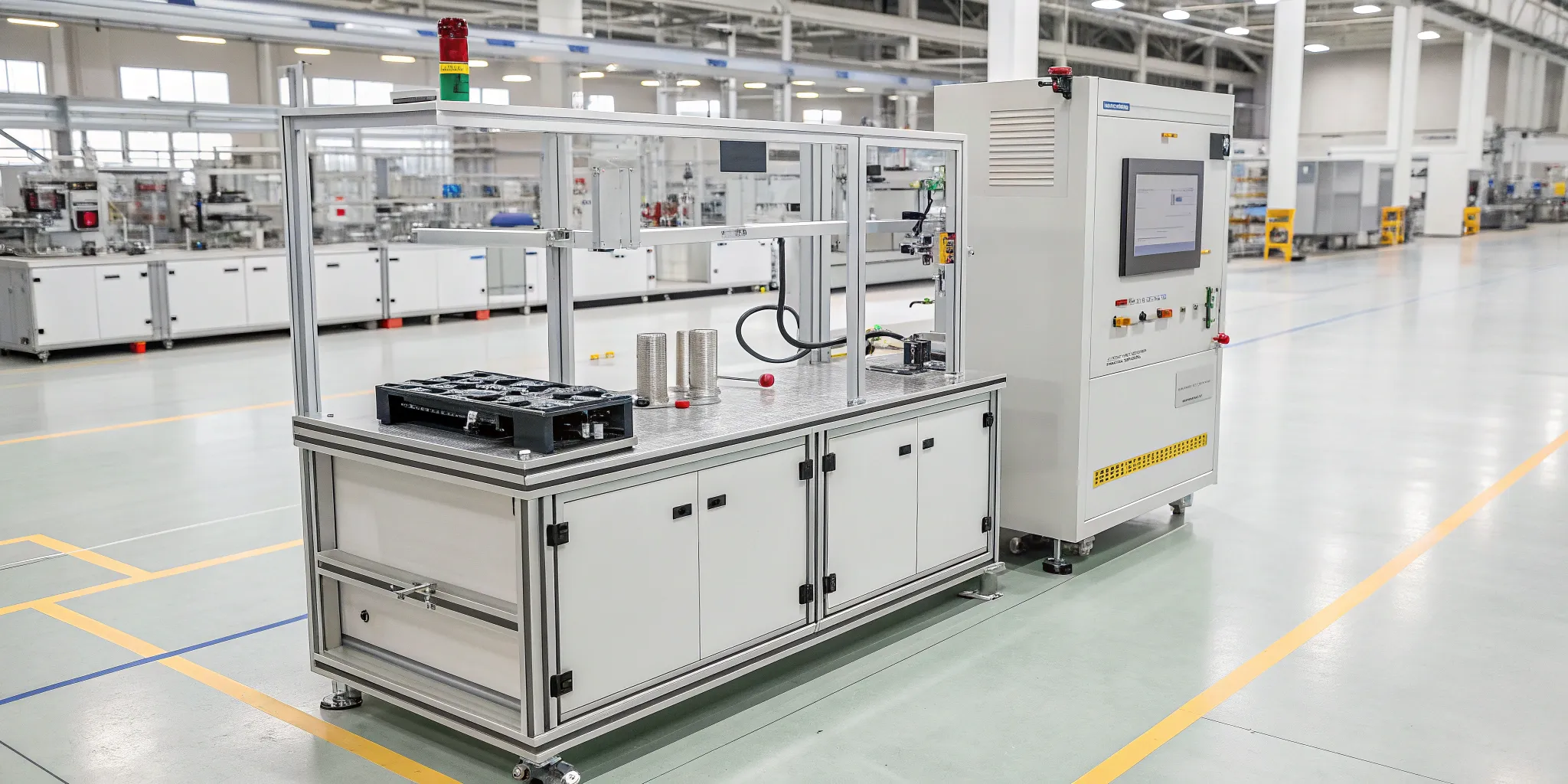 End-of-line test station placeholder