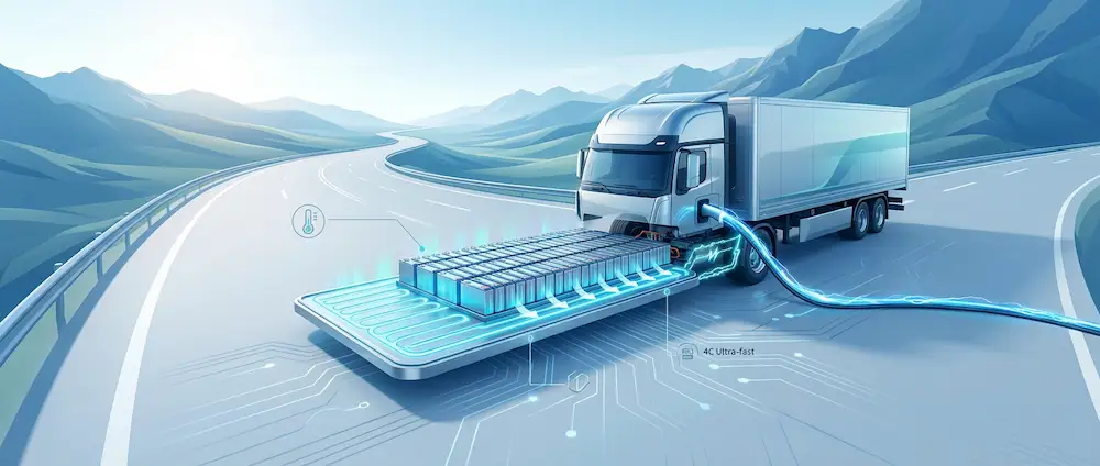 800V Long-Haul Electric Semi-Truck