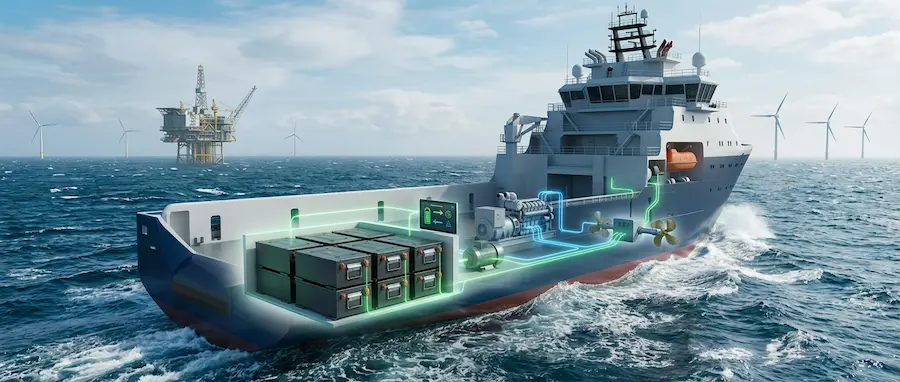 Hybrid Offshore Supply Vessel