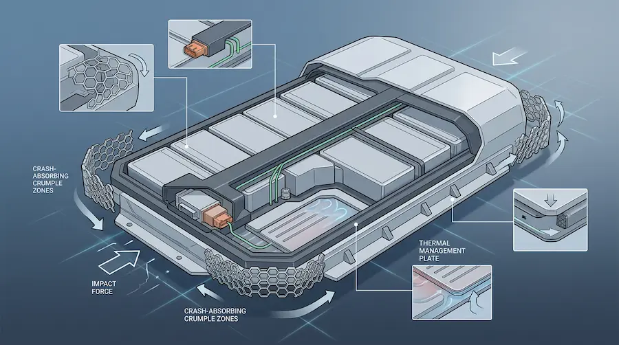 What Is a Crash-Proof Battery Tray for Commercial Vehicles?