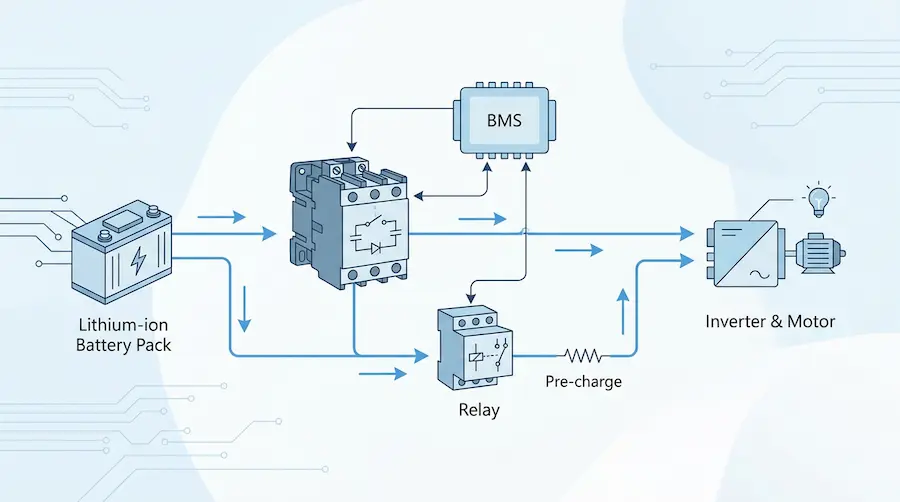 What Are High-Voltage Contactors And Relays In A PDU?