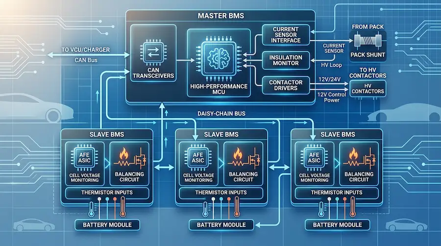 BMS Maestro vs. BMS Esclavo