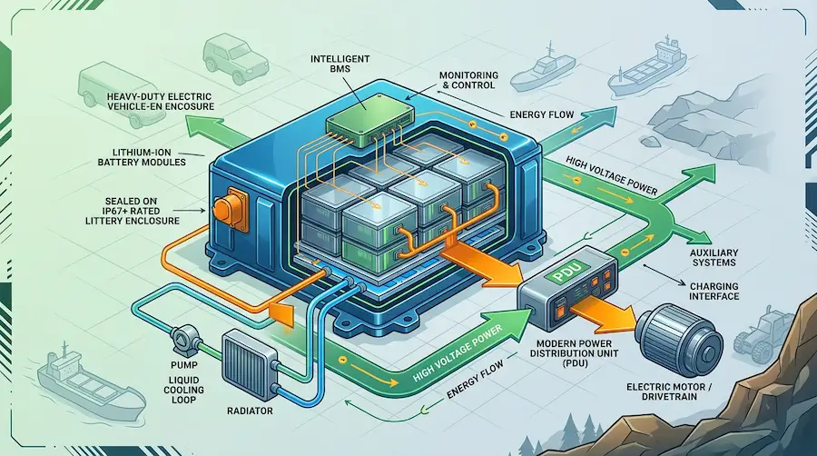 What Is A Heavy-Duty EV Battery System?